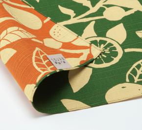 Afbeelding Furoshiki Yuzu Orange Green